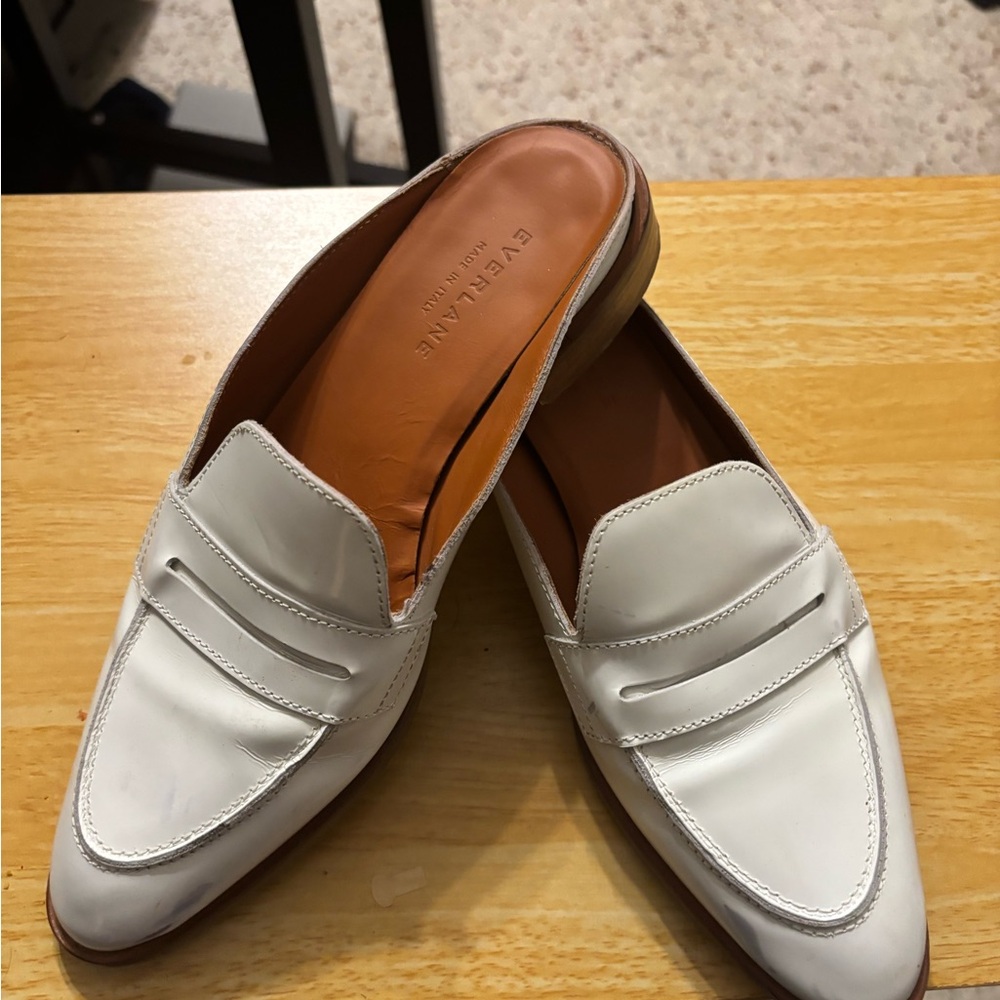 Everlane modern penny loafer Mule white 7 - Picture 7 of 7